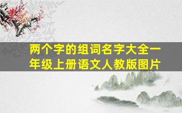 两个字的组词名字大全一年级上册语文人教版图片