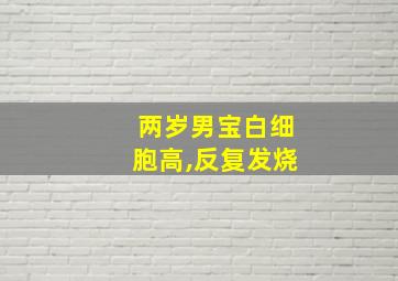 两岁男宝白细胞高,反复发烧