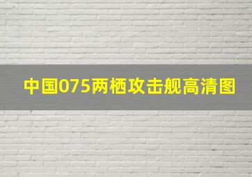 中国075两栖攻击舰高清图