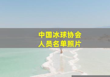 中国冰球协会人员名单照片