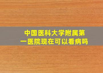 中国医科大学附属第一医院现在可以看病吗