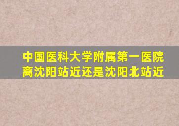 中国医科大学附属第一医院离沈阳站近还是沈阳北站近