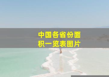 中国各省份面积一览表图片