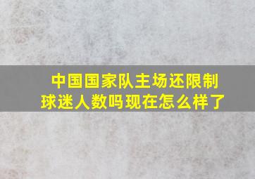 中国国家队主场还限制球迷人数吗现在怎么样了