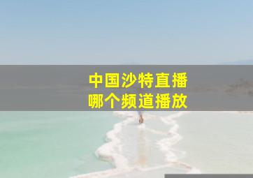 中国沙特直播哪个频道播放