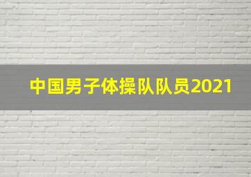 中国男子体操队队员2021