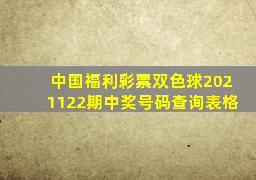 中国福利彩票双色球2021122期中奖号码查询表格