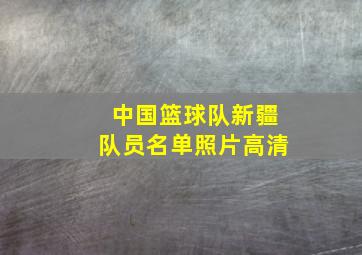 中国篮球队新疆队员名单照片高清