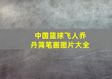 中国篮球飞人乔丹简笔画图片大全