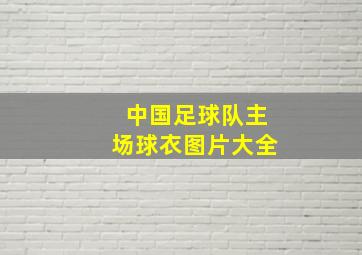 中国足球队主场球衣图片大全