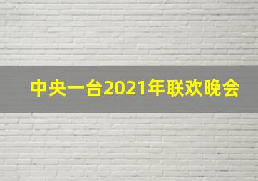 中央一台2021年联欢晚会