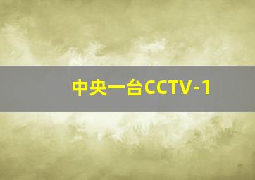 中央一台CCTV-1