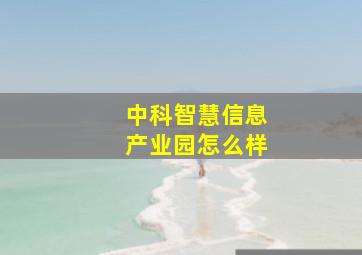 中科智慧信息产业园怎么样