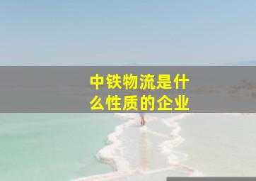 中铁物流是什么性质的企业