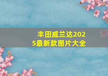 丰田威兰达2025最新款图片大全