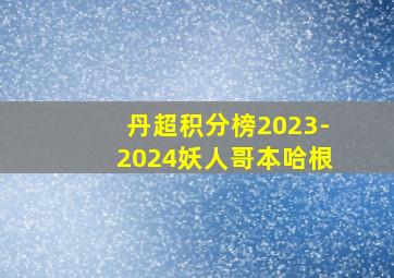 丹超积分榜2023-2024妖人哥本哈根