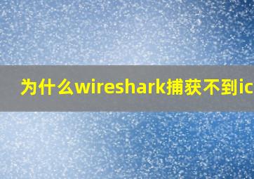 为什么wireshark捕获不到icmp