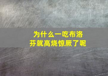 为什么一吃布洛芬就高烧惊厥了呢