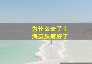 为什么去了上海皮肤病好了