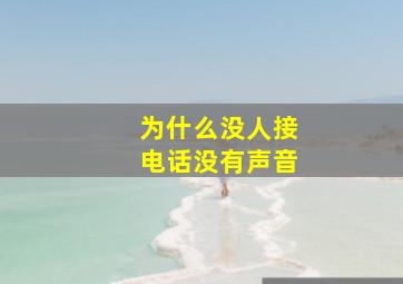 为什么没人接电话没有声音