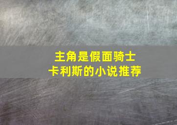 主角是假面骑士卡利斯的小说推荐