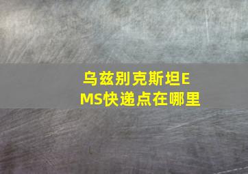 乌兹别克斯坦EMS快递点在哪里