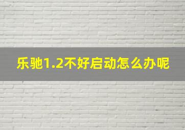 乐驰1.2不好启动怎么办呢