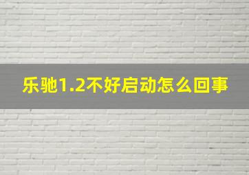 乐驰1.2不好启动怎么回事