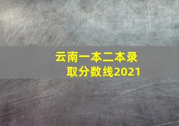 云南一本二本录取分数线2021