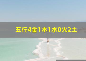 五行4金1木1水0火2土