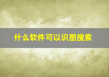 什么软件可以识图搜索