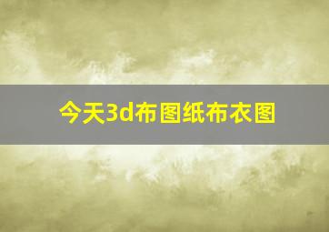 今天3d布图纸布衣图