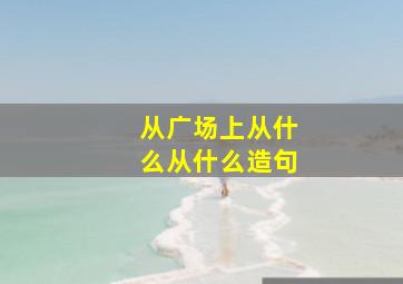 从广场上从什么从什么造句