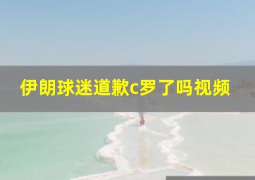 伊朗球迷道歉c罗了吗视频