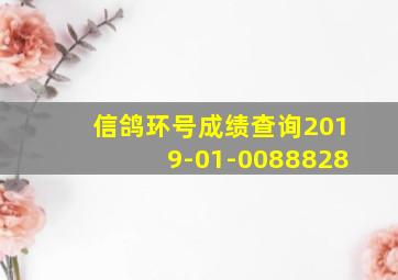 信鸽环号成绩查询2019-01-0088828