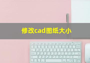 修改cad图纸大小