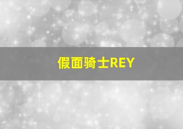 假面骑士REY