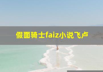 假面骑士faiz小说飞卢