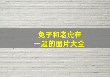 兔子和老虎在一起的图片大全