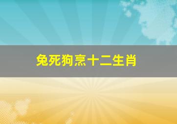 兔死狗烹十二生肖