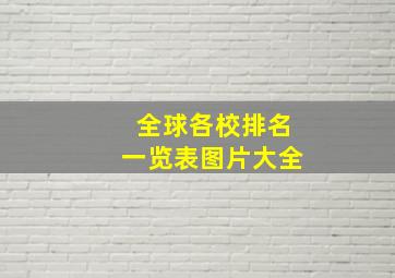 全球各校排名一览表图片大全