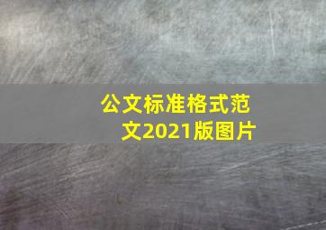 公文标准格式范文2021版图片