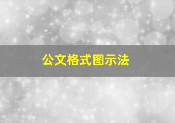 公文格式图示法