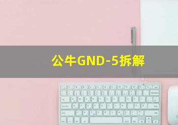 公牛GND-5拆解