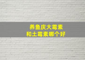 养鱼庆大霉素和土霉素哪个好