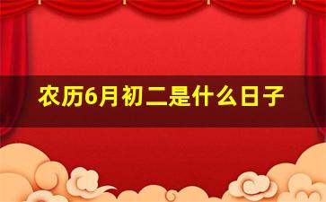 农历6月初二是什么日子