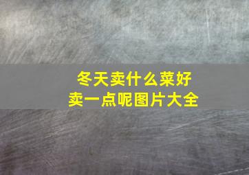 冬天卖什么菜好卖一点呢图片大全