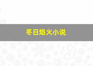 冬日焰火小说