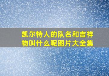 凯尔特人的队名和吉祥物叫什么呢图片大全集