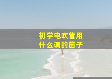 初学电吹管用什么调的笛子